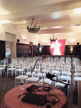 Grande salle du château de Bellecroix